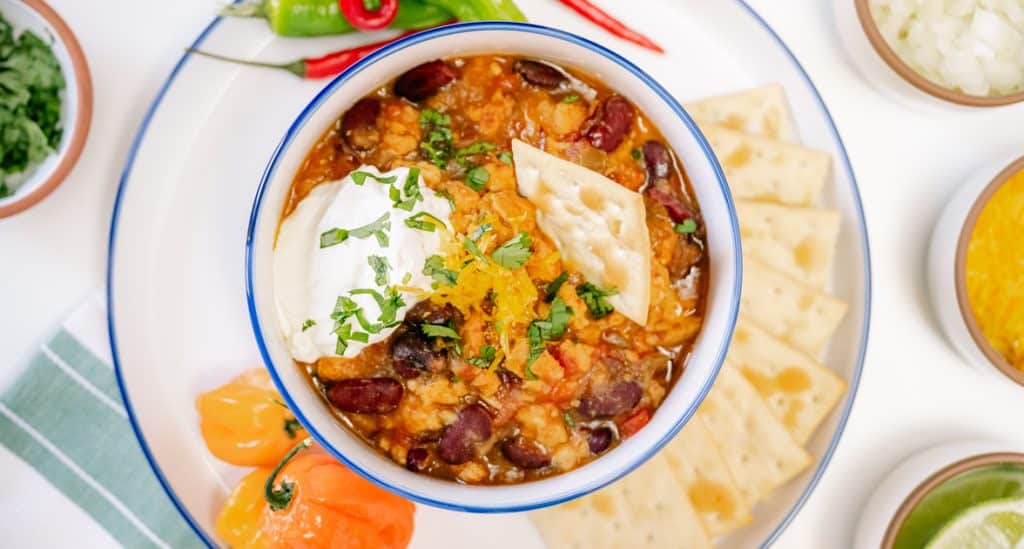 Bacon Firecracker Turkey Chili