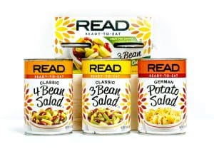 canned salads and single-serving salad cups