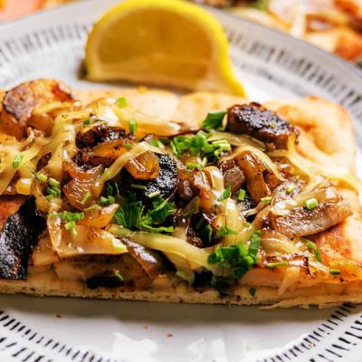 German Potato Bratwurst Flatbread